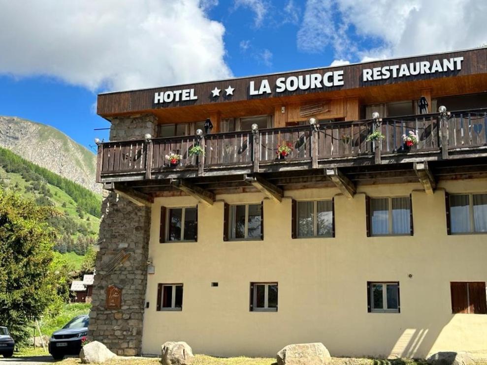 Hotel Restaurant La Source Allos Exterior photo